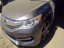 2017 HONDA ACCORD, GRAY, SPORT, 2.4L, AT,  A25137